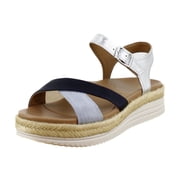 Vionic Mar Womens Sandals Navy Multi Leather Size 12 M