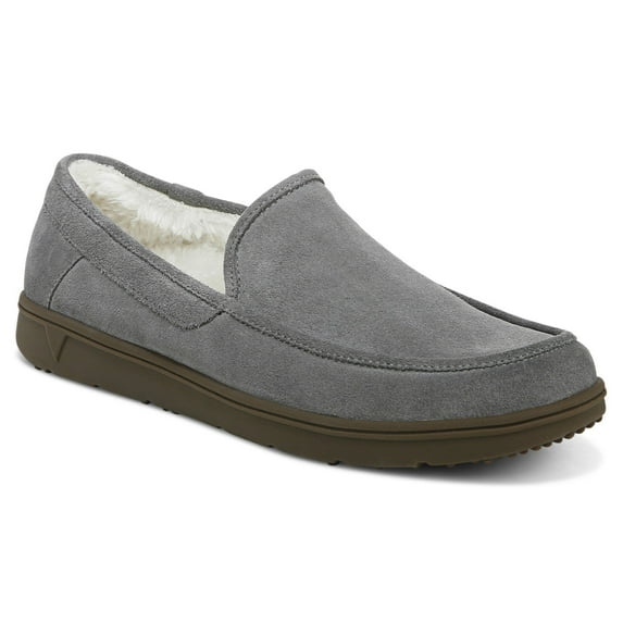 Vionic Men's Gustavo Suede Slipper Charcoal 11M