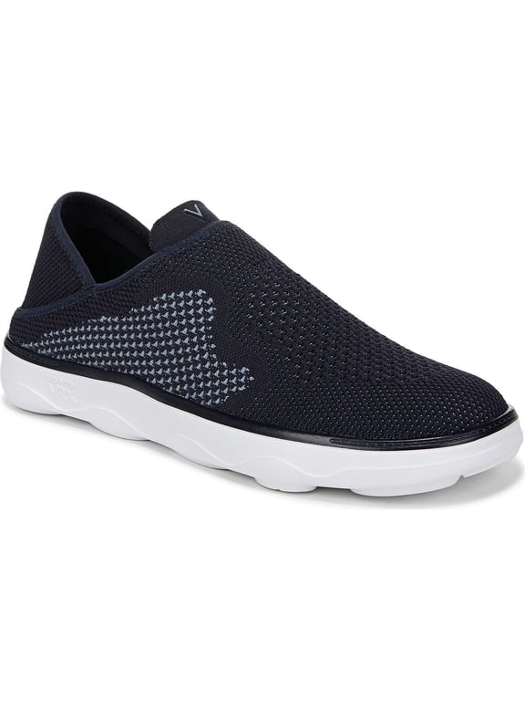Men's Sage Rx Recovery Slip On Sneaker Navy Blazer Knit Fabric 7M