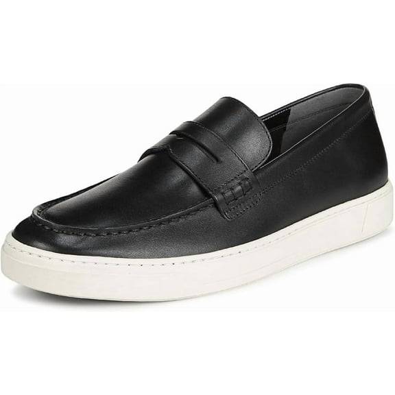 Vionic Men's Thompson Slip-On Loafer Black Veg Leather 8M