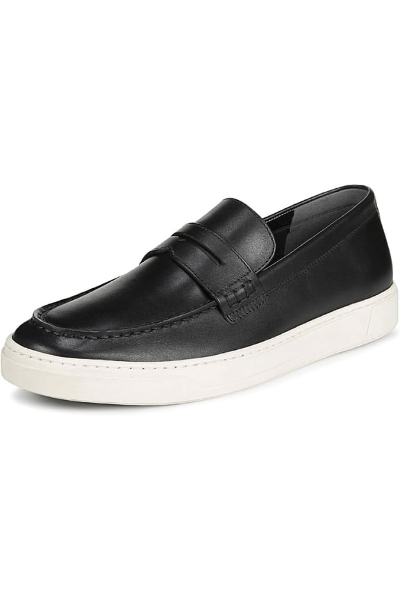 Men's Thompson Slip-On Loafer Black Veg Leather 9.5W