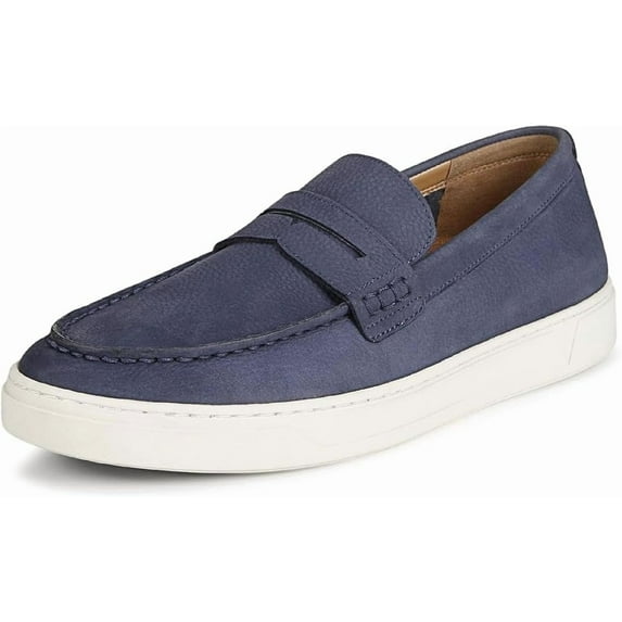 Vionic Men's Thompson Slip-On Loafer Navy Blue Leather 8W