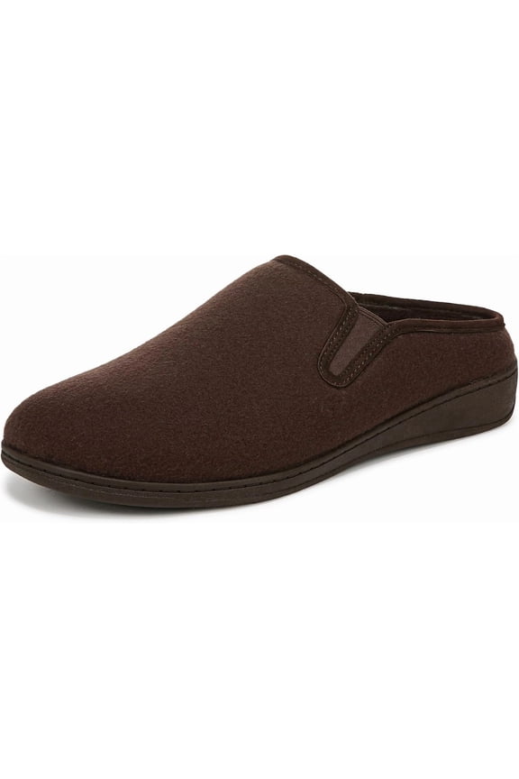 Men's Unwind Slip On Mule Chocolate Gan Wool 8.5M