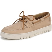 Vionic Uptown Boat Mens Fashion Sneakers Sand Nubucks Size 11.5 W