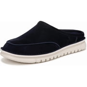 Vionic Men's Uptown Clog Navy Blazer Waxed Suede 11.5M