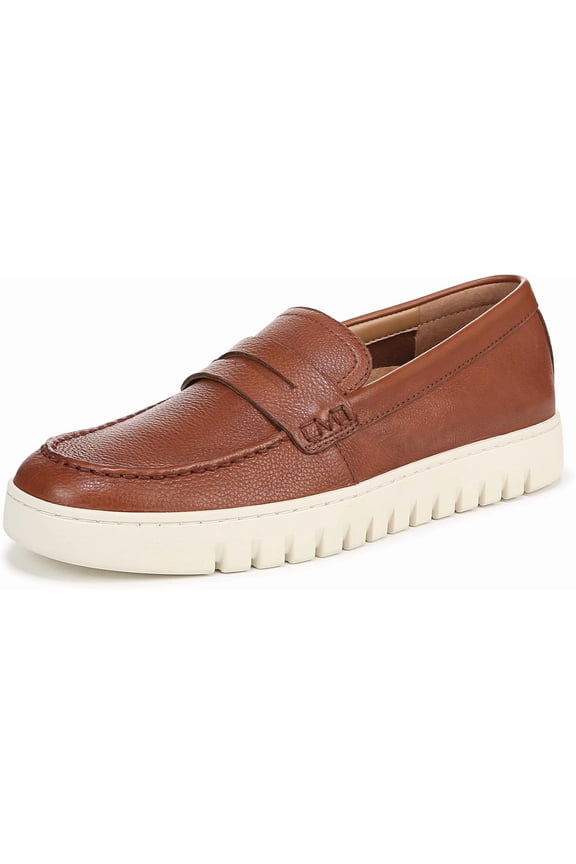 Men's Uptown Loafer Tan Brown Leather 9.5M