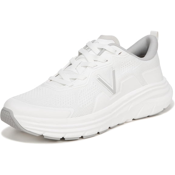 Vionic Men's Walk Max Lace Up Sneaker White Knit 7W
