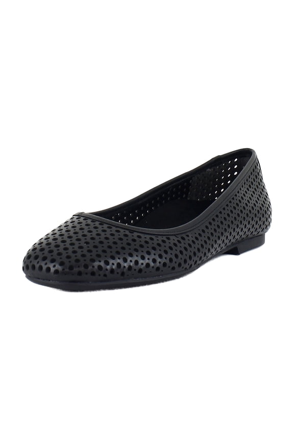 Orinda Perf Women's Flats Black Leather Size 7 M