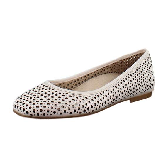 Vionic Orinda Perf Women's Flats Sea Salt Leather Size 6.5 N
