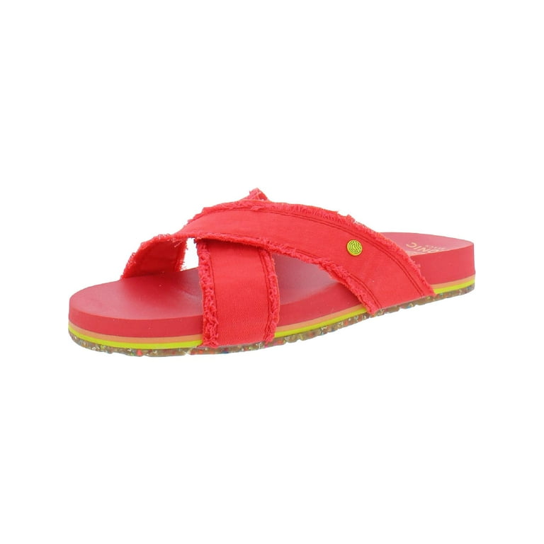 Red vionic sandals sale