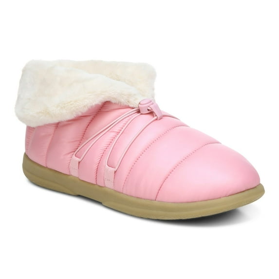 Vionic Puffy Slippers - Women's, Pink Shearl 6 M