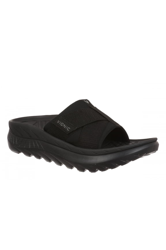 Unisex Rebound Recovery Black Sandals M10.5M / W12M