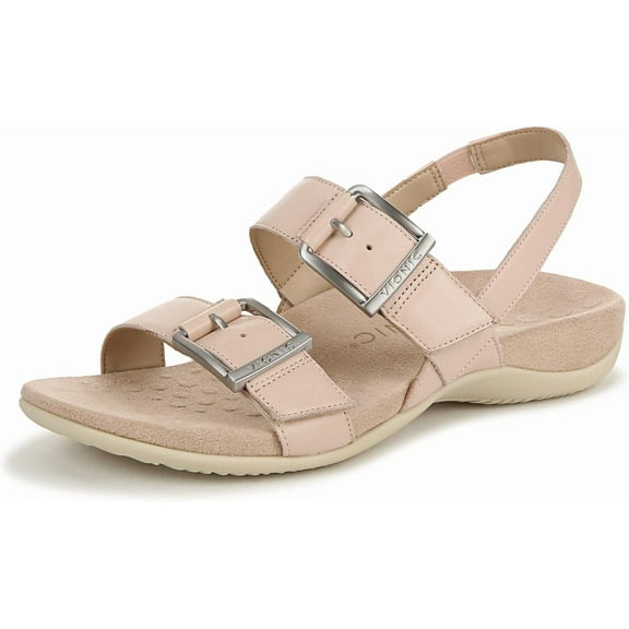 Vionic Reese Women's Sandals Cameo Rose Leather Size 7.5 M