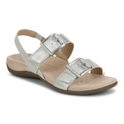Vionic Womens Reese Slingbacks Sandal Silver Mettalic 5W