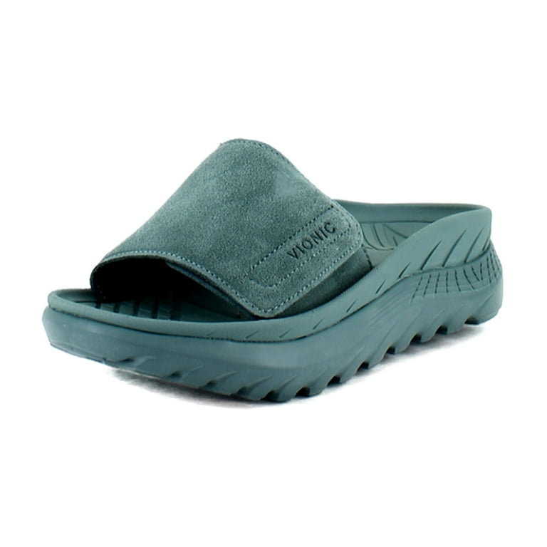 Vionic Rejuvenate Women's Sandals Pacific Haze Blue Suede Size 13