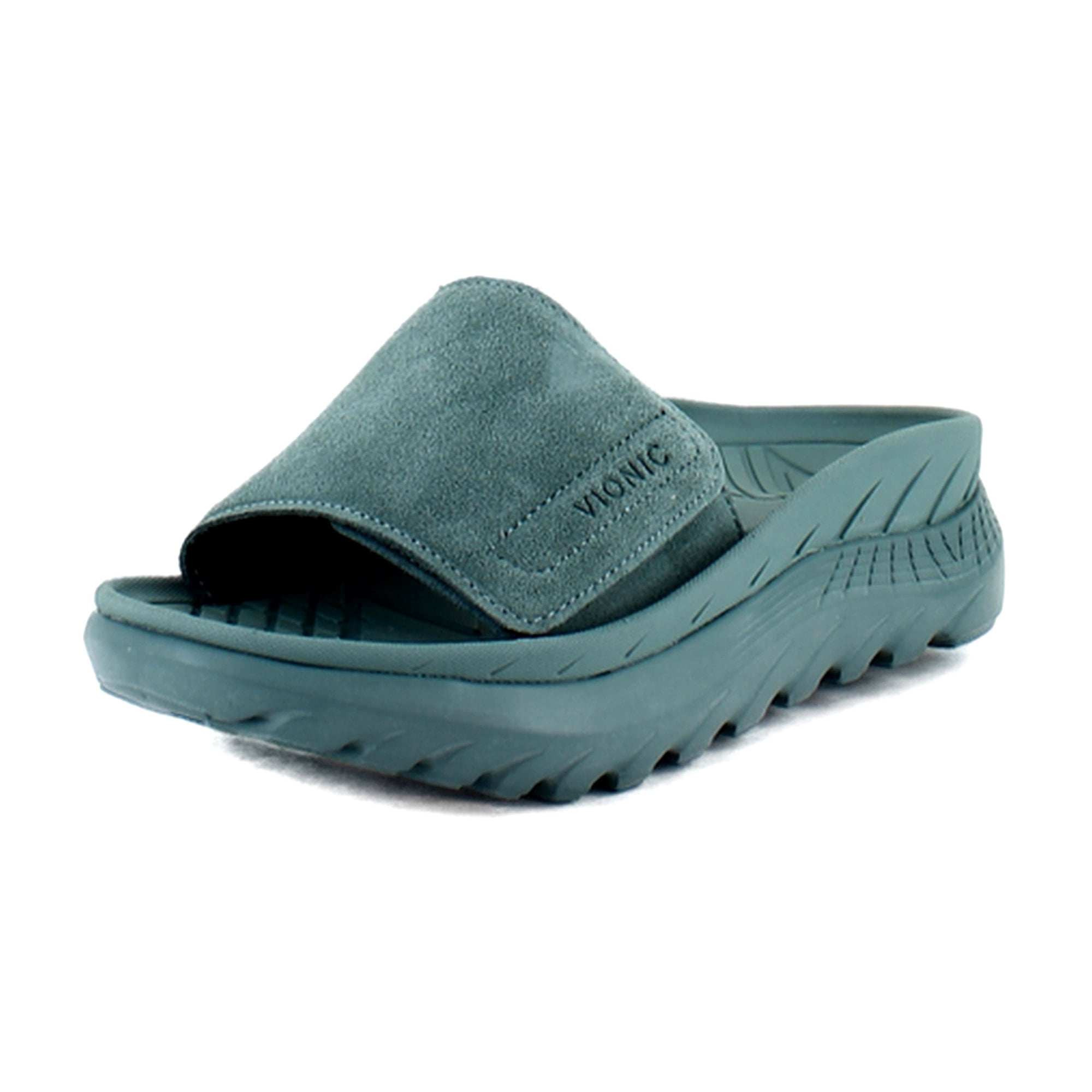 衛生日用品 Vigor2020 Vionic Rejuvenate Women's Sandals Pacific Haze Blue Suede Size 14