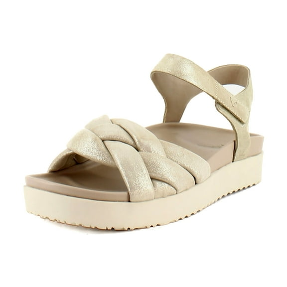 Vionic Women's Rosa Strappy Sandal Gold Leather 5M