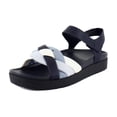 thumbnail image 1 of Vionic Rosa Women's Sandals Navy Multi Leather Size 9.5 W, 1 of 8