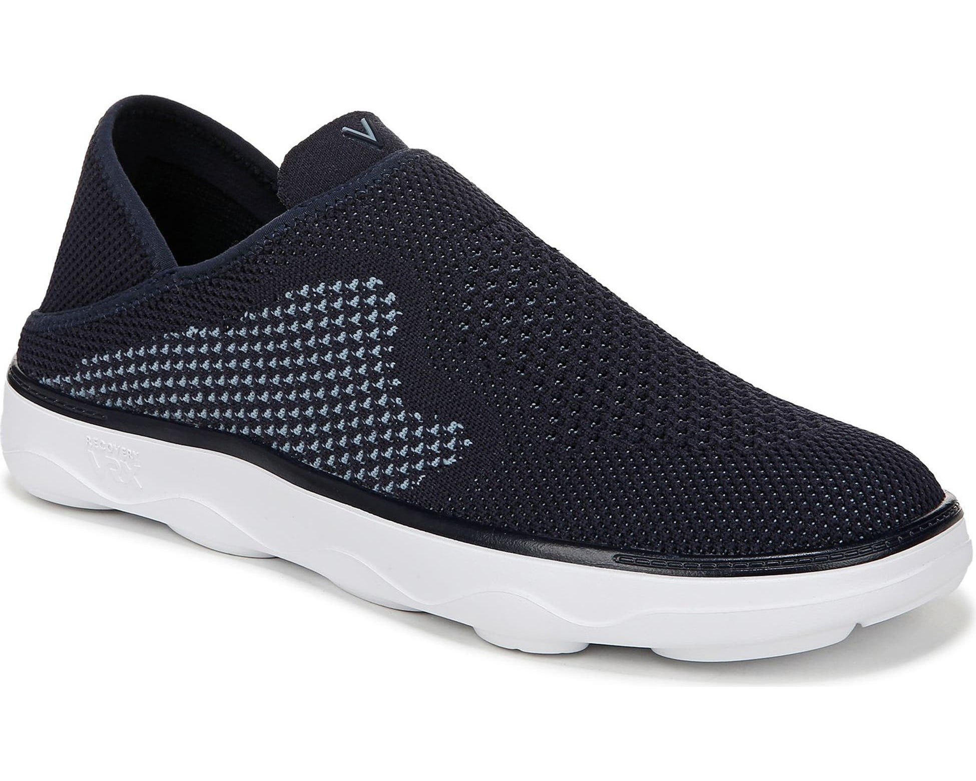 Vionic Men's Sage Rx Recovery Slip On Sneaker Navy Blazer Knit Fabric ...