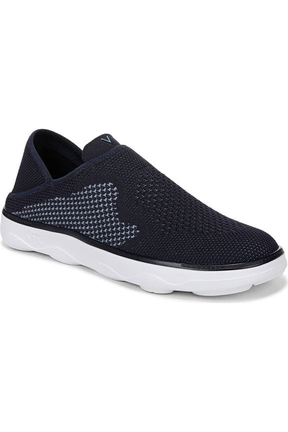 Men's Sage Rx Recovery Slip On Sneaker Navy Blazer Knit Fabric 11M