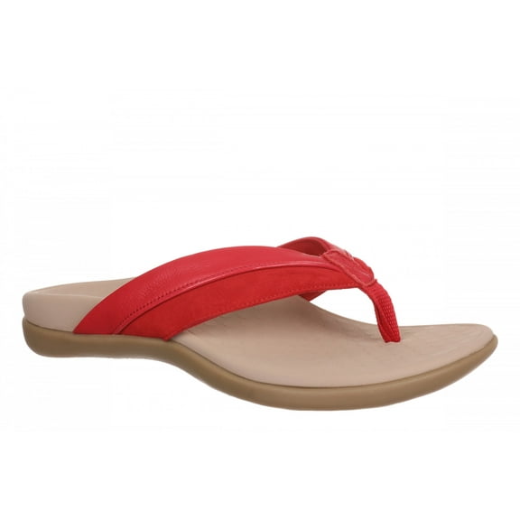 Vionic Women's Shore Toe Post Sandal Fruit Punch Suede 8M