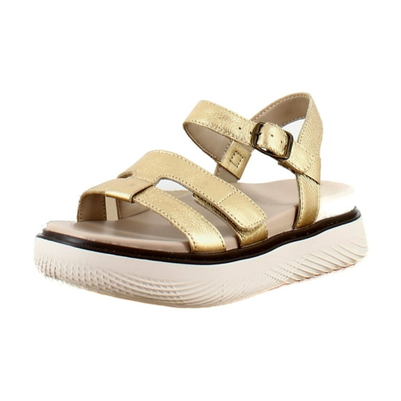 Vionic Women's Solana Strappy Platform Sandal Gold Metallic 9.5W