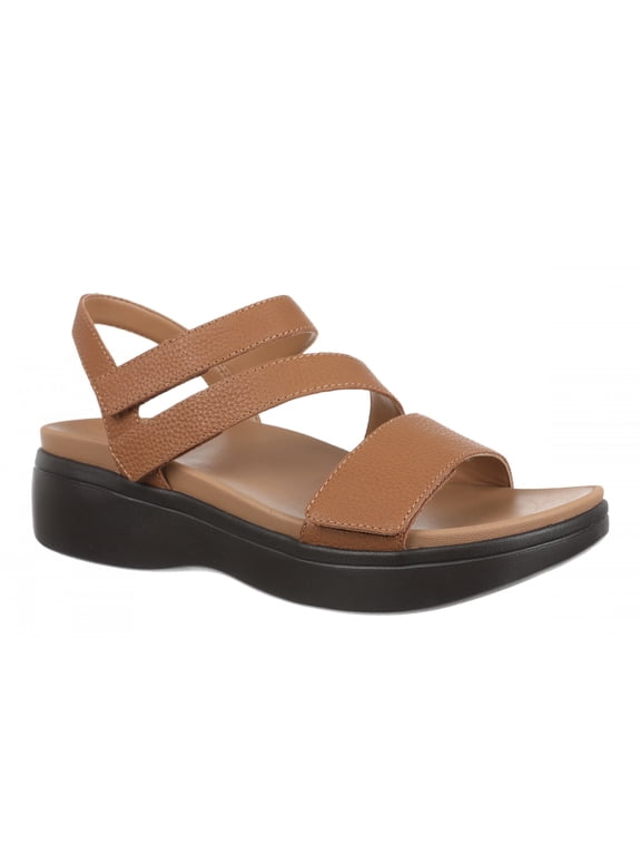 Sophia Women's Sandals Tan Leather Size 7 W