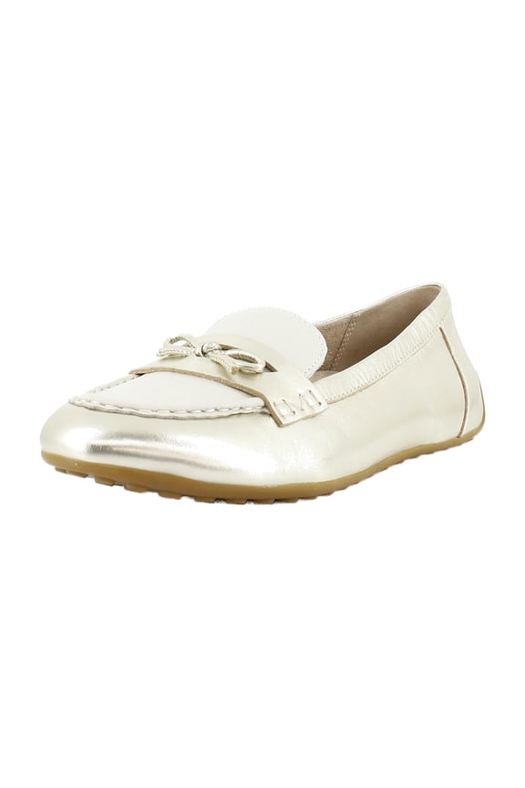 Taryn Women's Loafers & Slip-Ons Gold Leather Size 11 M