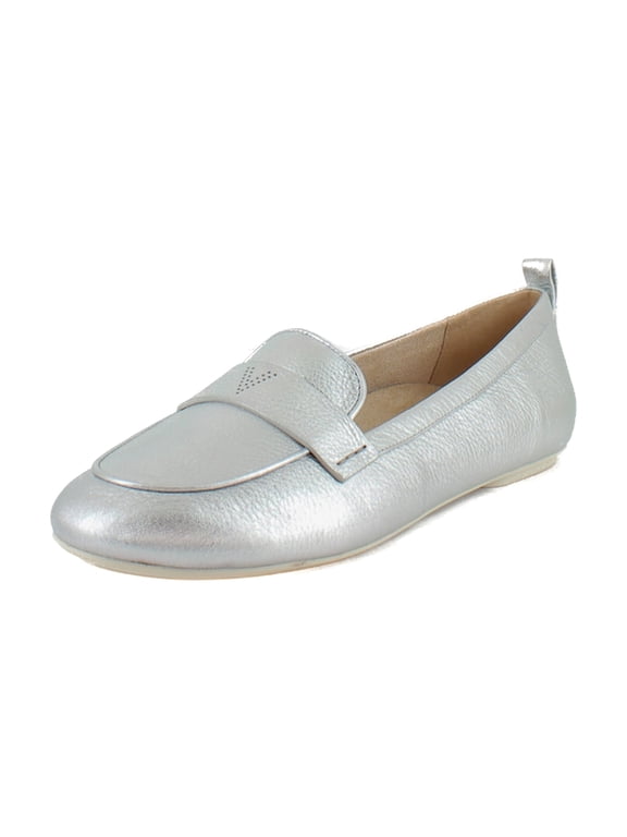 Tessa Women's Flats Silver Metallic Leather Size 9.5 M