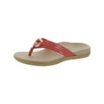 thumbnail image 1 of Vionic Womens Aloe Suede Flat Thong Sandals, 1 of 3