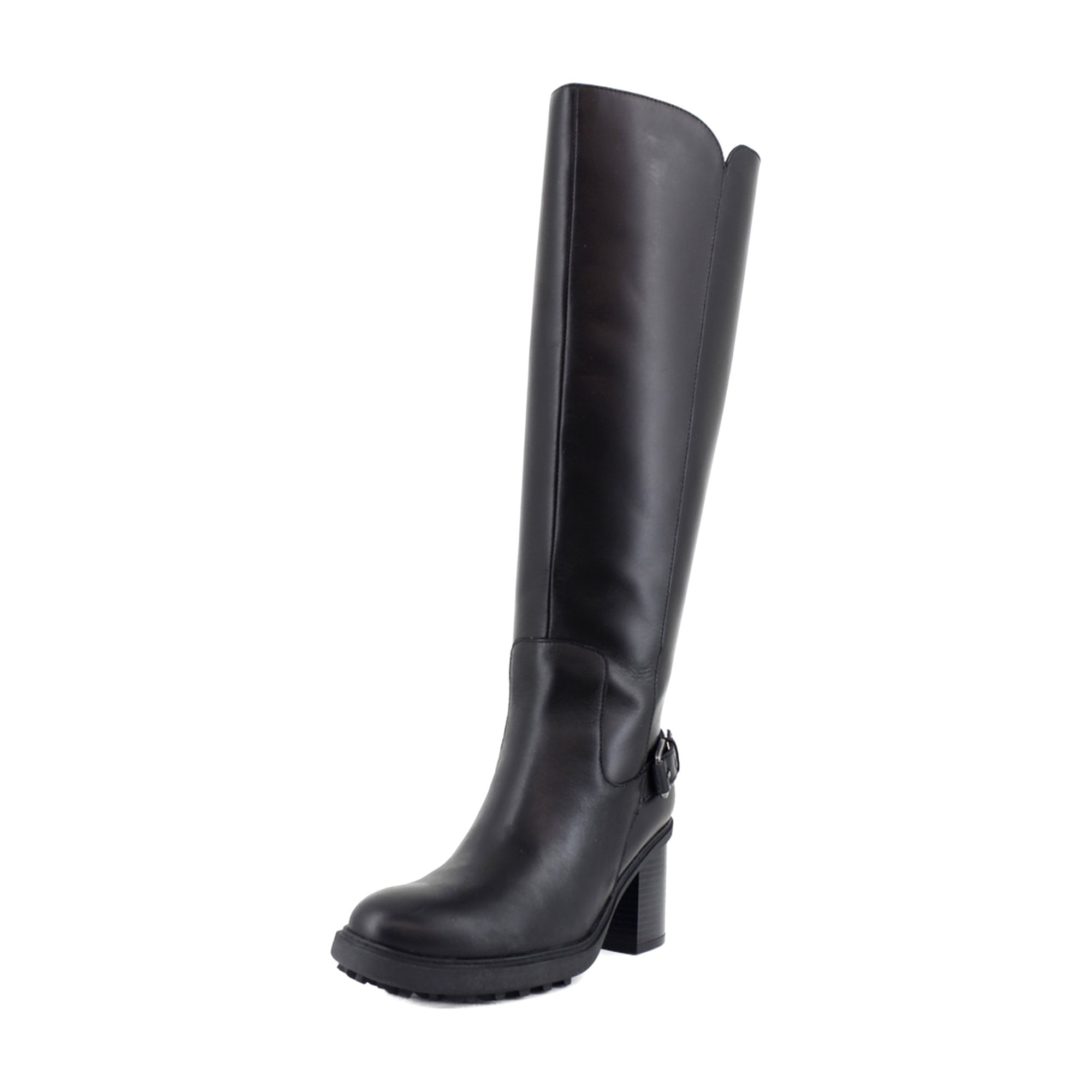 Veronica Beard Cecile Wide Calf Croc-Embossed Leather Knee-High