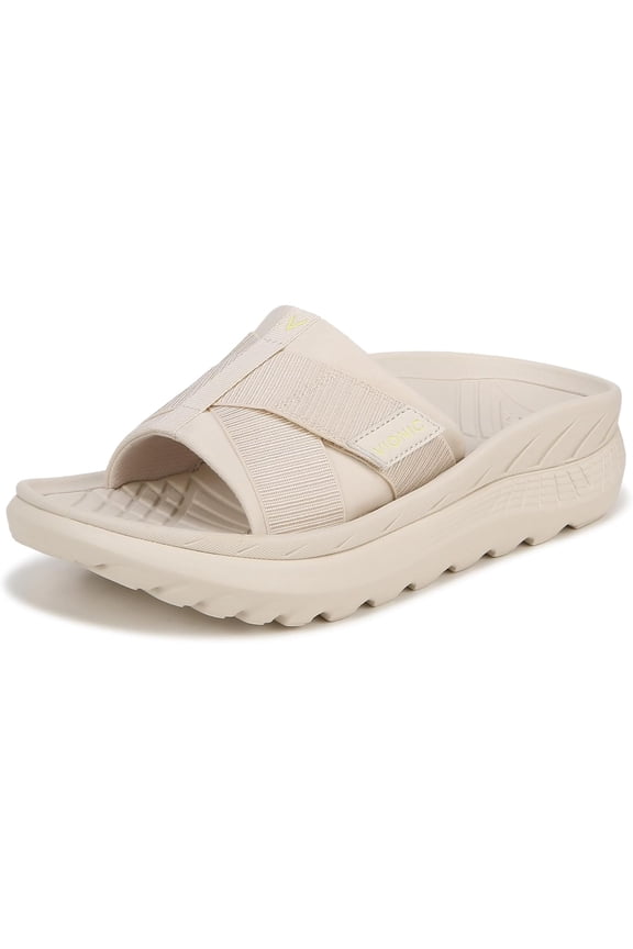 Rebound Women's Sandals Cream White Fabric Size 13 M