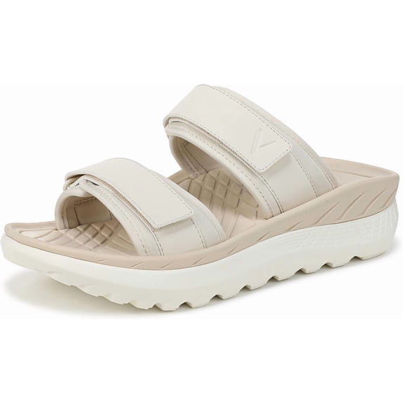 Vionic Unisex Renewal Slide Sandals Cream M11.5/ W13