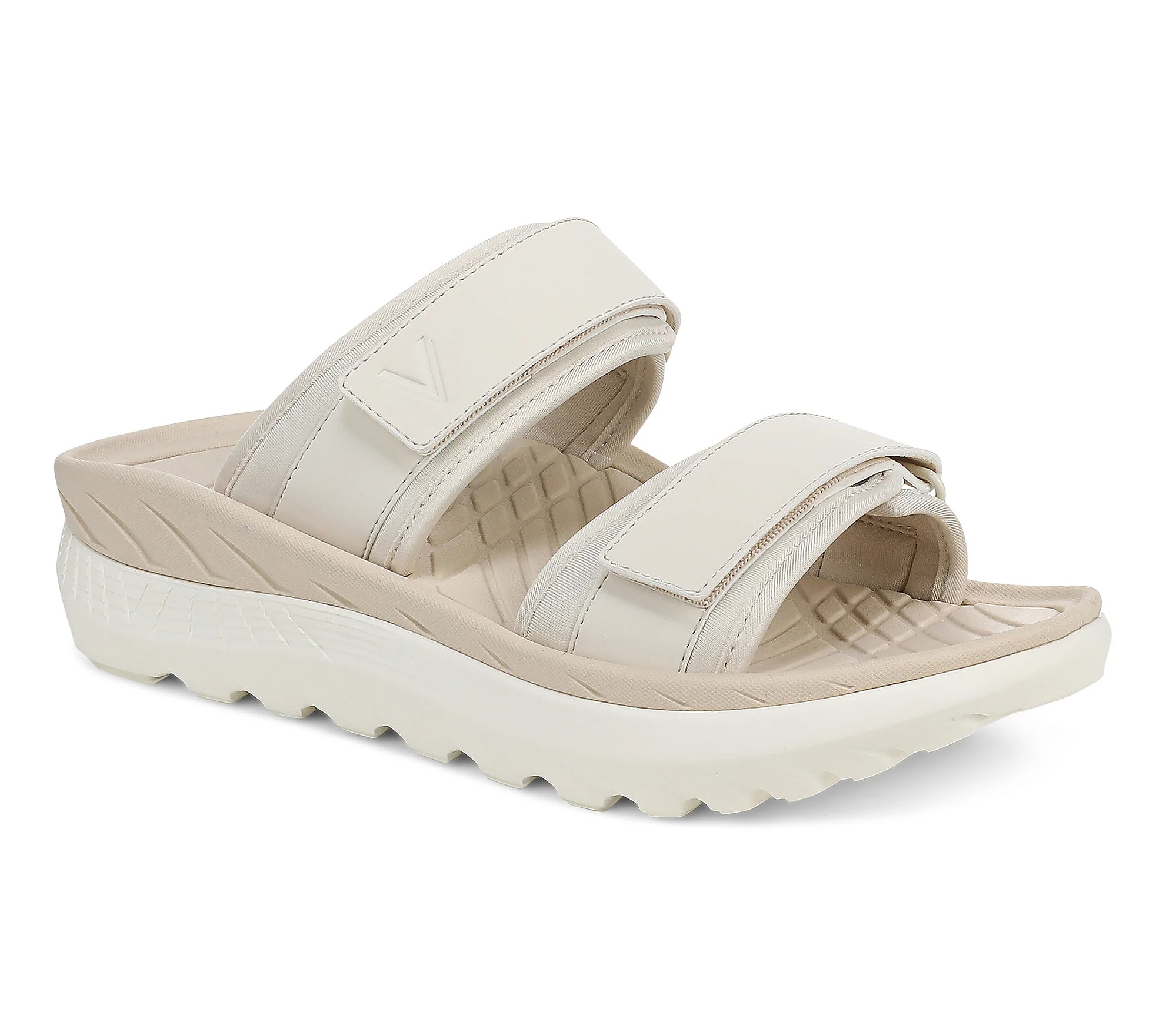 Vionic Unisex Renewal Slide Sandals Cream M8.5/ W10 