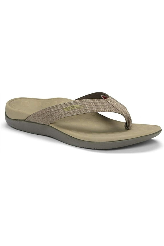 Unisex Wave Toe Post Sandal, 13 B(M) US Women / 12 D(M) US Men, (Khaki)
