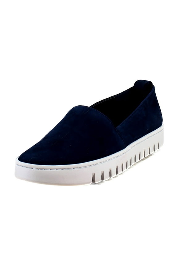 Uptown Aline Women's Loafers & Slip-Ons Navy Blazer Waxed Suede Size 7 W