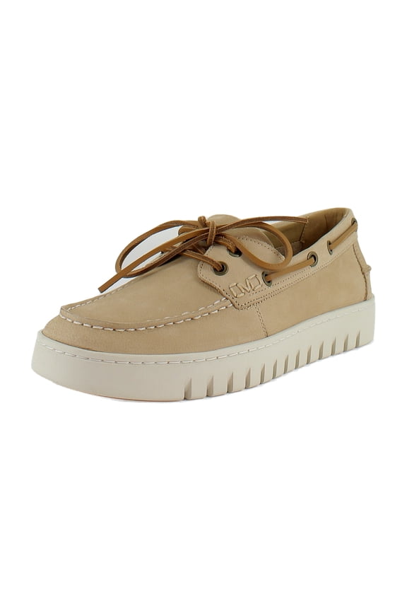 Uptown Boat Men's Fashion Sneakers Sand Nubucks Size 12 W