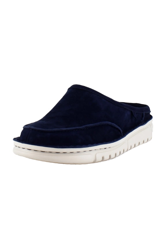 Uptown Clog Men's Clogs & Mules Navy Blue Suede Size 10.5 M