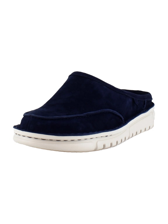 Uptown Clog Men's Clogs & Mules Navy Blue Suede Size 11.5 W