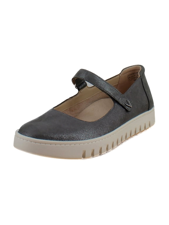 Women's Uptown Aline Black Flat ShoesVionic Women's Uptown Mary Jane Flat