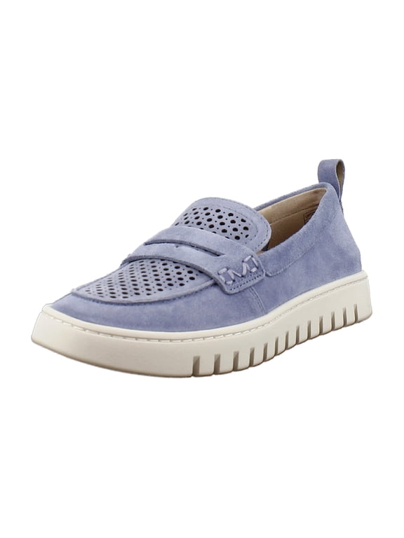 Uptown Perf Women's Loafers & Slip-Ons Pacific Blue Suede Size 6 M
