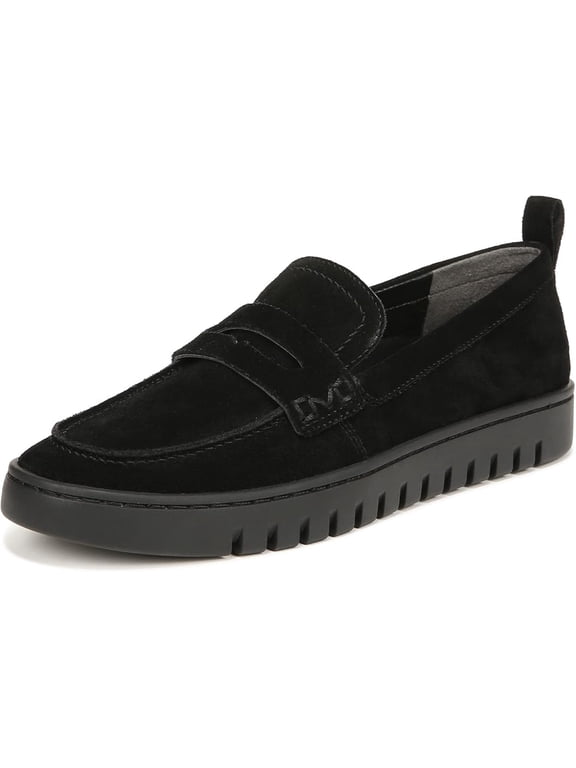Womens Uptown Loafer - Black Suede