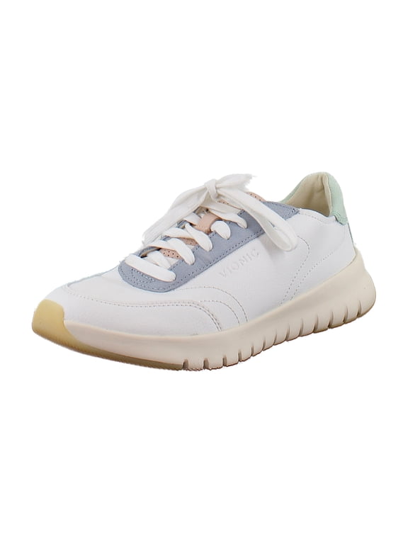 Uptown Sneaker Women's Fashion Sneakers White Multi Tumbled Leather