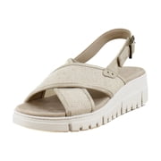 Vionic Uptown Sonoma Women's Sandals Beige Canvas Size 8.5 M