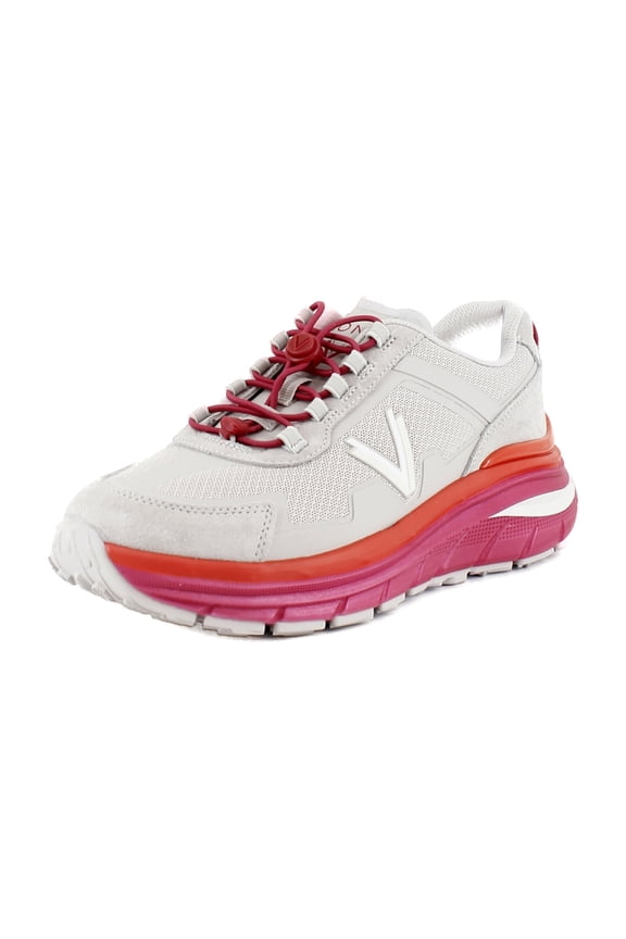 Walk Max Sierra Women's Athletic Soft Oyster/Magenta Leather Size 13 M