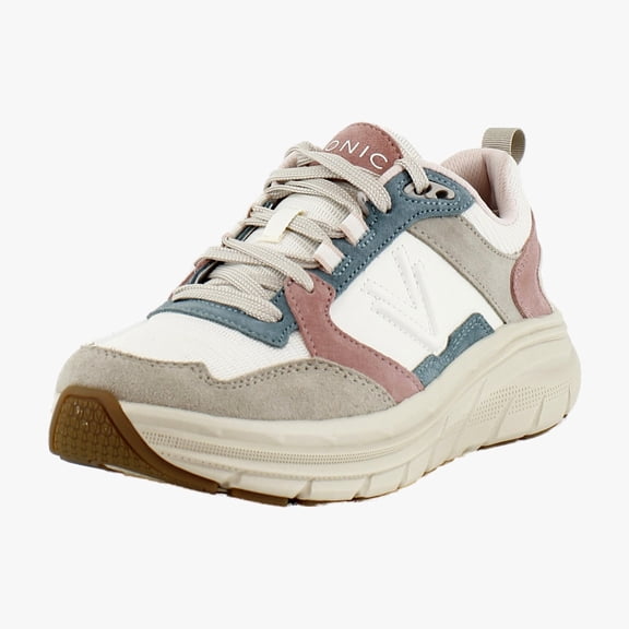 Vionic Walk Max Skyline Women's Athletic Cobblestone Multi Suede Size 5 M