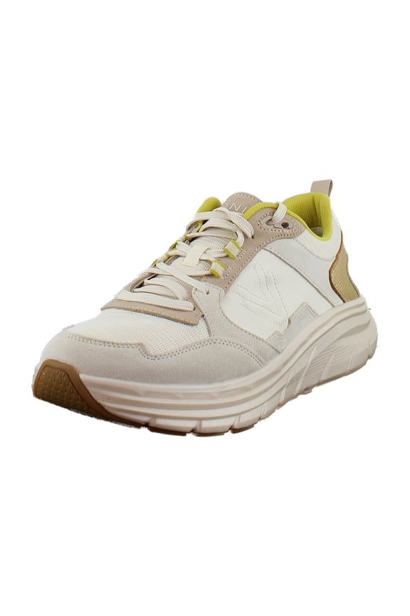 Walk Max Skyline Women's Athletic Ivory Metallic Leather Size 10 W