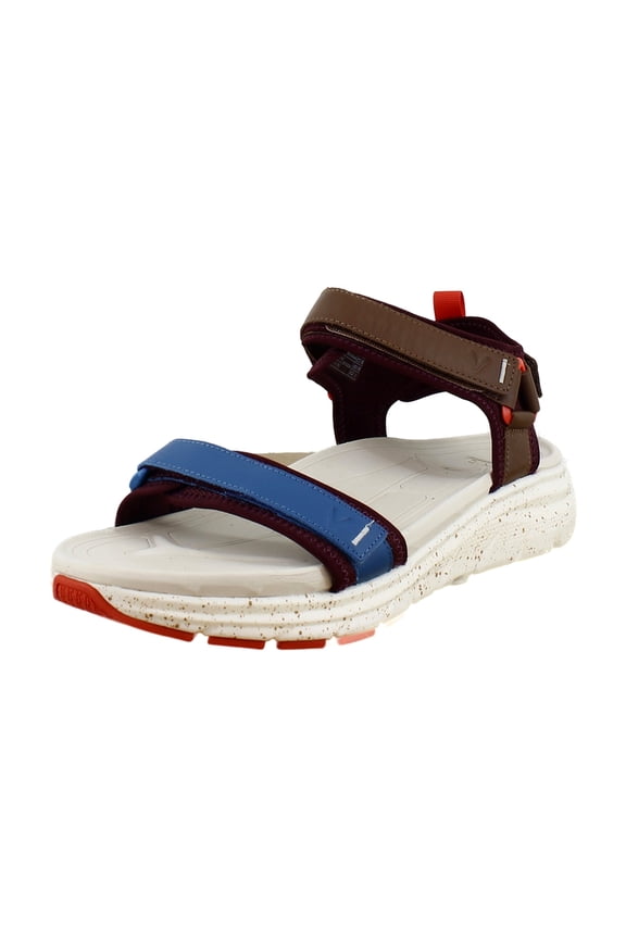 Walk Max Wanderer Women's Sandals Ivory/Brown Multi Leather Size 13 M