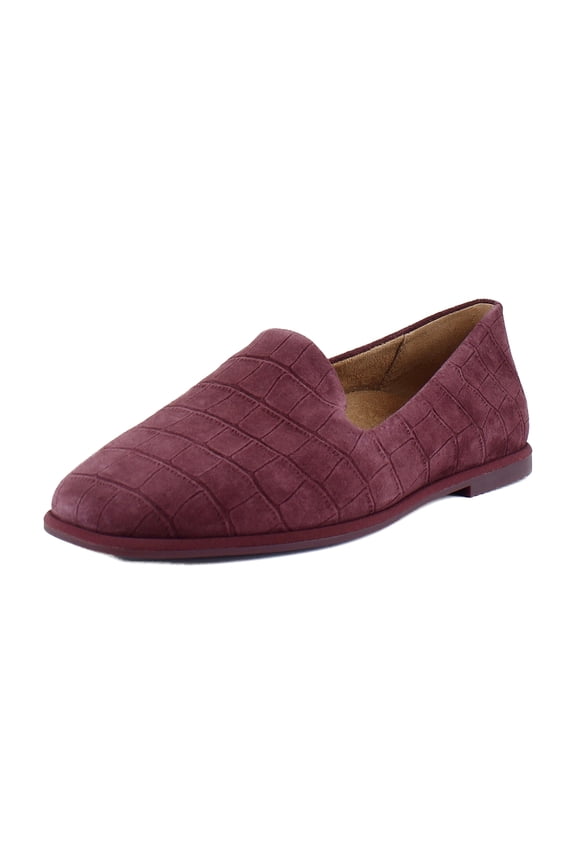 Willa 2.0 Women's Flats Cherry Jubilee Suede Leather Size 8.5 W