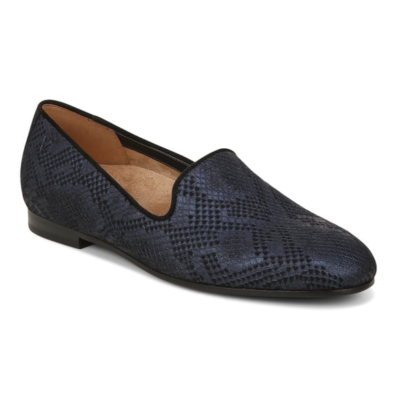 Vionic Willa II Women's Loafers & Slip-Ons Dark Blue Met Snake Size 5 M